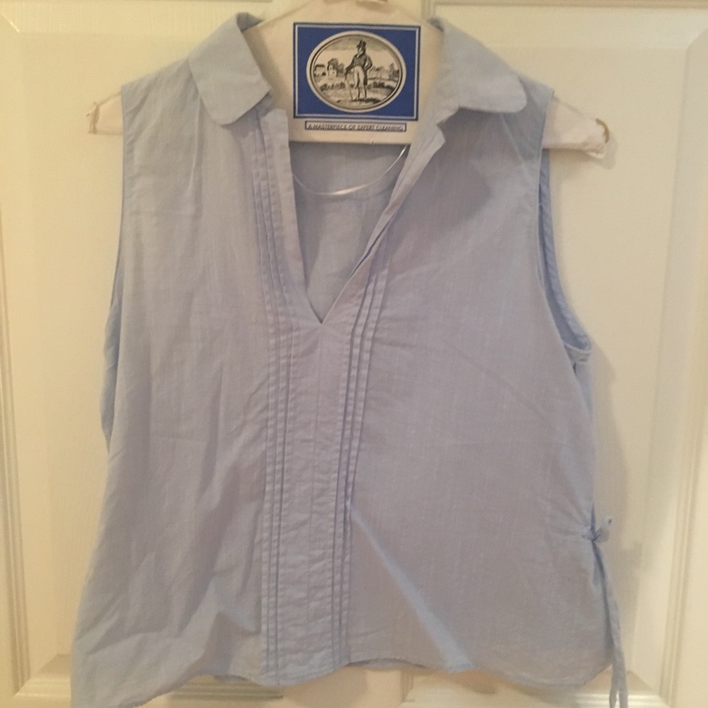 Zara side bow tank top